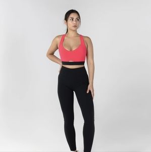 Modiv • Poise Bra in Coral & Obsidian